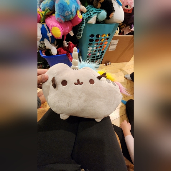 Other - Pusheen gray rainbow unicorn plush
